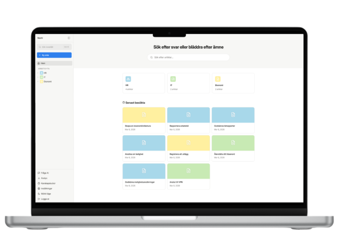 Nashi desktop interface